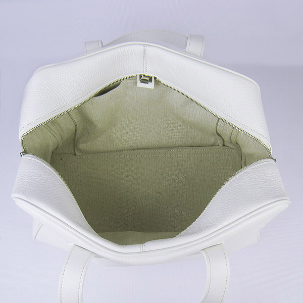 Best Replica Hermes Victoria Cowskin Leather Bags 2010 White H2802